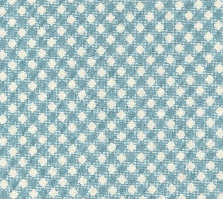 Farmstead Bias Gingham Mountain Stream by Stacy Iest Hsu for Moda Fabrics