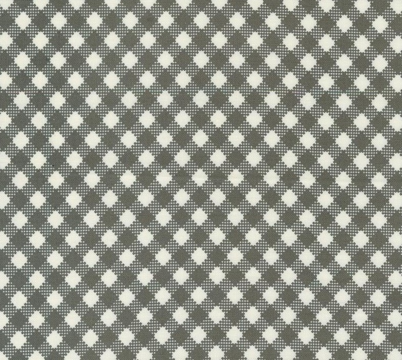 Farmstead Bias Gingham Charcoal by Stacy Iest Hsu for Moda Fabrics