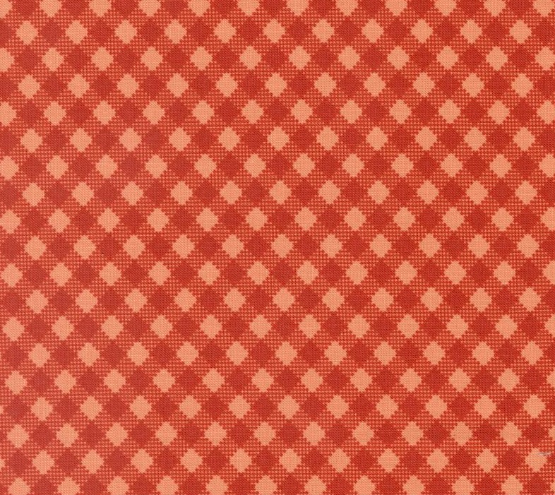 Farmstead Bias Gingham Copper by Stacy Iest Hsu for Moda Fabrics