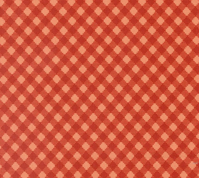 Farmstead Bias Gingham Copper by Stacy Iest Hsu for Moda Fabrics