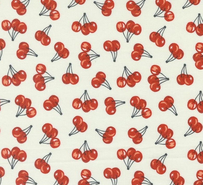 Farmstead Farm Fresh Cherries Porcelain by Stacy Iest Hsu for Moda Fabrics