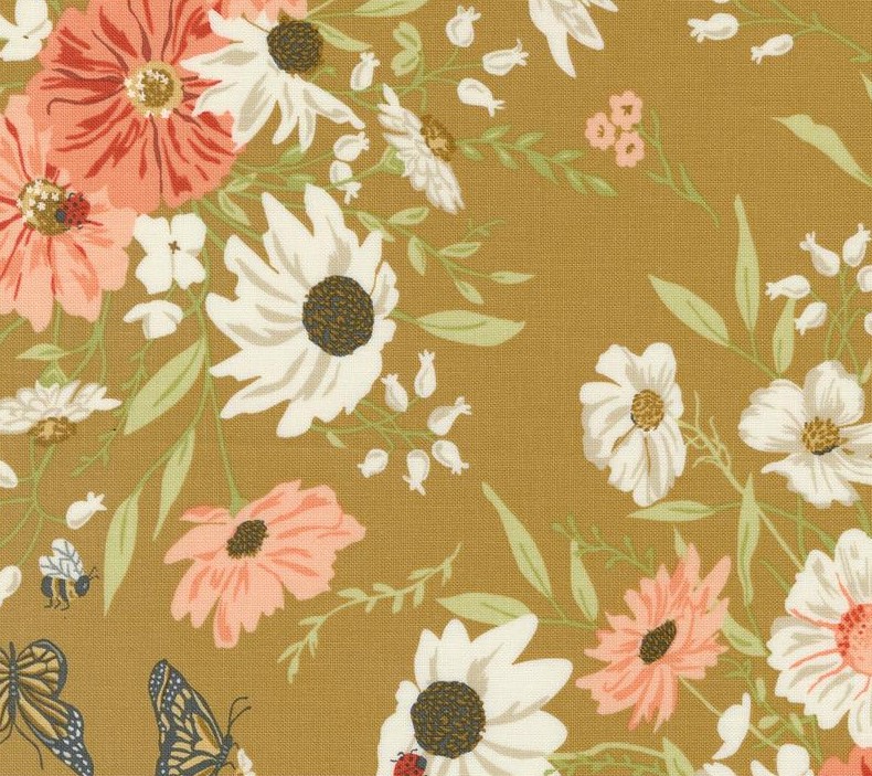 Farmstead Farm Fresh Flowers Haystack by Stacy Iest Hsu for Moda Fabrics