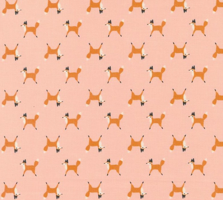 Woodland Wonder Fox Trot Blush by Gingiber for Moda Fabrics