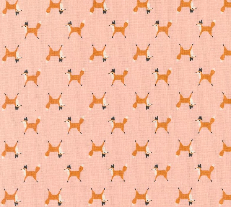 Woodland Wonder Fox Trot Blush by Gingiber for Moda Fabrics