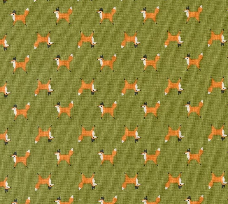 Woodland Wonder Fox Trot Fern by Gingiber for Moda Fabrics