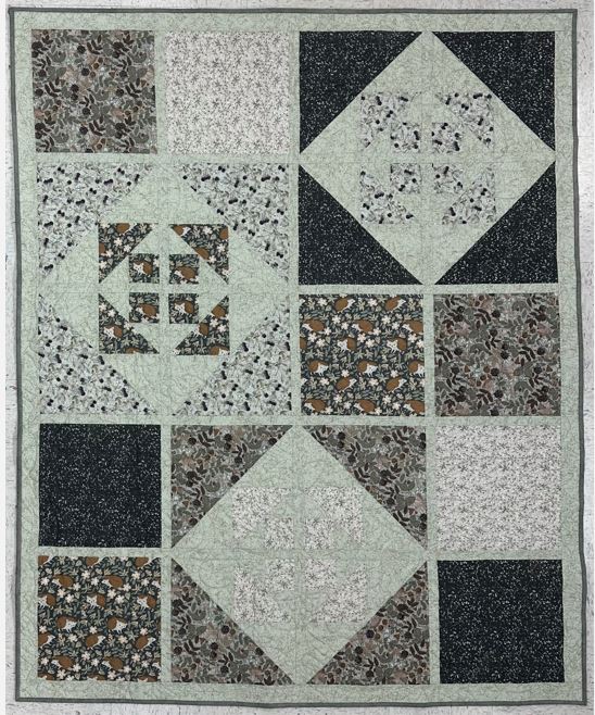 Hedgehog Run Quilt Kit