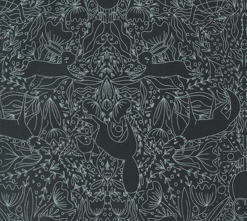 Woodland Wonder Frolic Midnight by Gingiber for Moda Fabrics