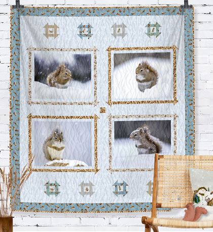 Dashing Squirrels Quilt