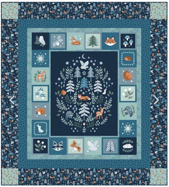 Twilight Creatures Panel Quilt Kit