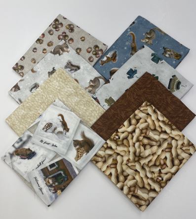 Secret Life of Squirrels Fat Quarter Bundle