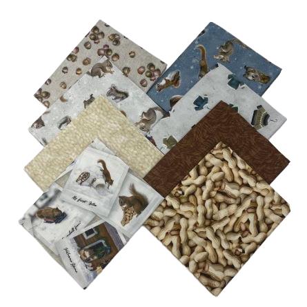 Secret Life of Squirrels Fat Quarter Bundle