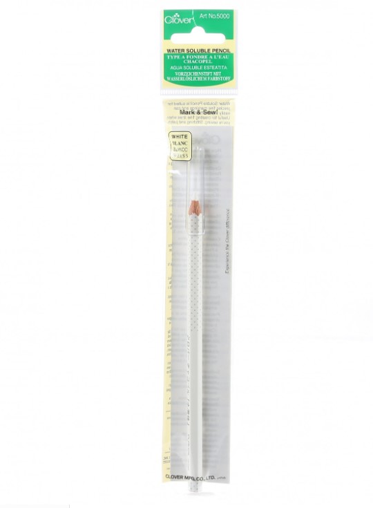 Clover Water Soluble Pencil White