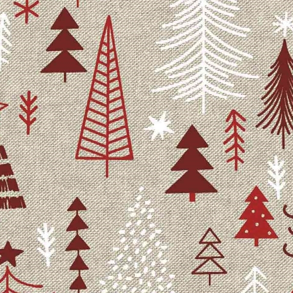 Christmas Canvas Recycled Oh Christmas Tree by Katia for Figo Fabrics