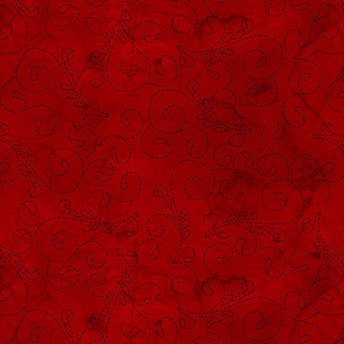 Stitch Meandering Stitch Wide Back Red from Blank Quilting