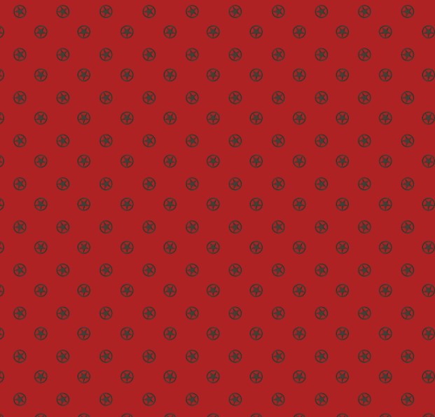 Cowboys Circle Stars Barn Red by Echo Park Paper Co for Riley Blake Designs