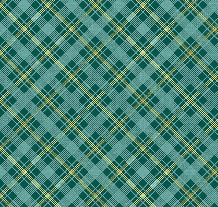 Fanfare Bias Plaid Emerald by Whistler Studios for Windham Fabrics