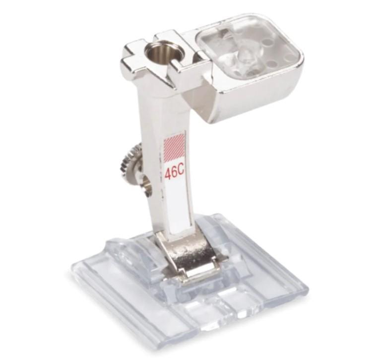 Bernina #46C Pintuck and Decorative Stitch Foot With Clear Sole
