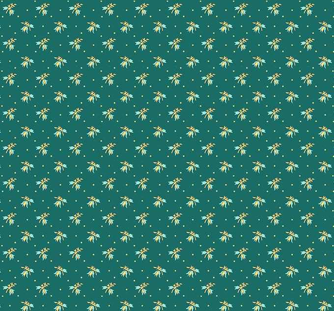 Fanfare Petite Pickings Emerald by Whistler Studios for Windham Fabrics