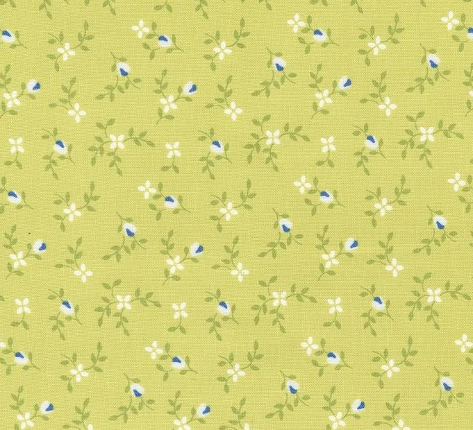 Cali & Co Small Floral Vine Light Lime by Corey Yoder for Moda Fabrics