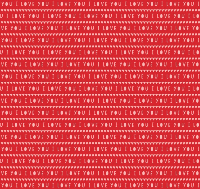 Sweetheart I Love You Red by My Mind's Eye for Riley Blake Designs