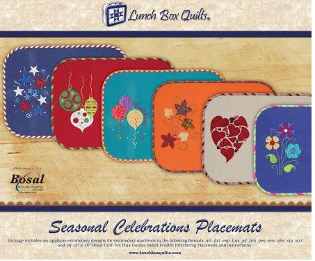 Seasonal Celebrations Machine Emb Placemats