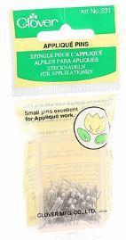 3/4" Glass Head Applique Pins by Clover