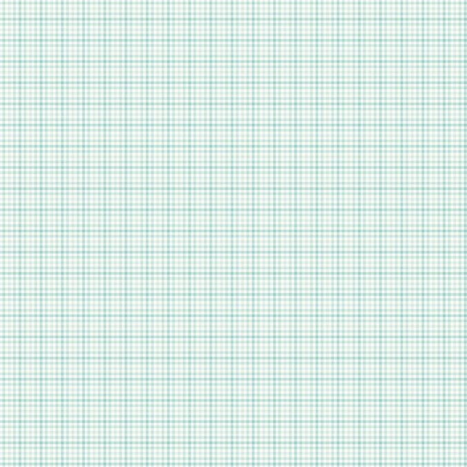 You & Me Plaid Aqua by Sandy Gervais for Riley Blake Designs