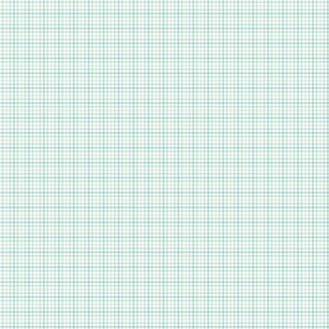 You & Me Plaid Aqua by Sandy Gervais for Riley Blake Designs