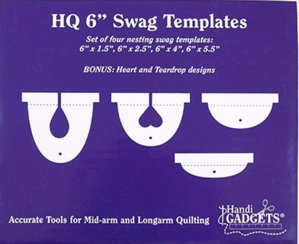 HandiQuilter Swag Ruler Set 6 inch