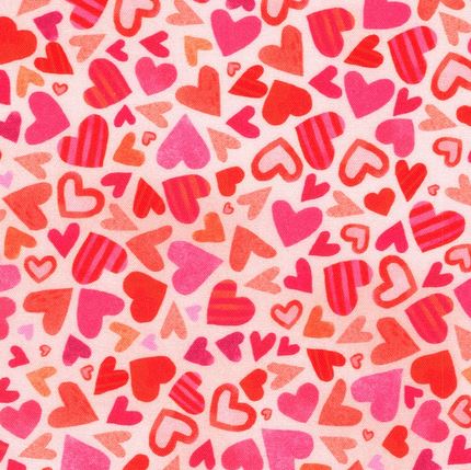 Little Valentine Tossed Hearts Bubble Gum