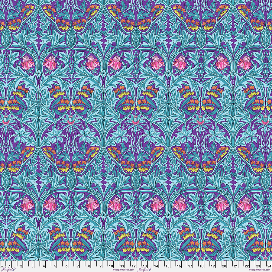 Kaffe Morris Bluebell Purple