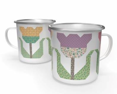 Lori Holt Piece & Plenty Enamel Tin Mug