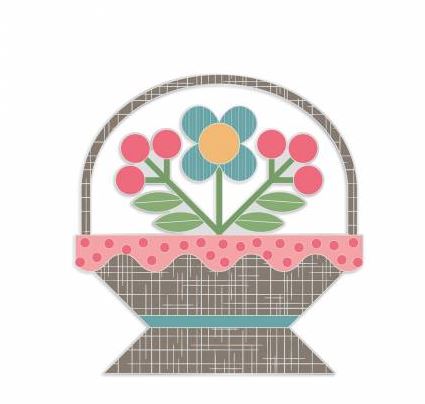 Lori Holt Flower Basket Needle Minder