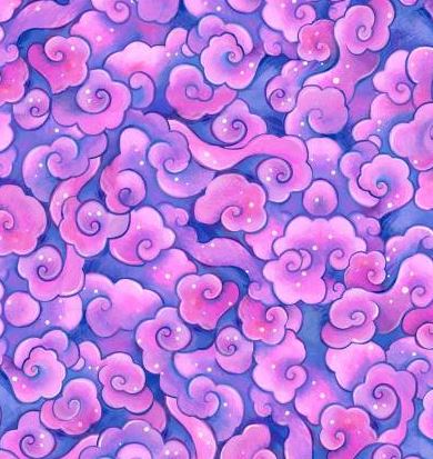 Crazy Kitties Swirling Clouds