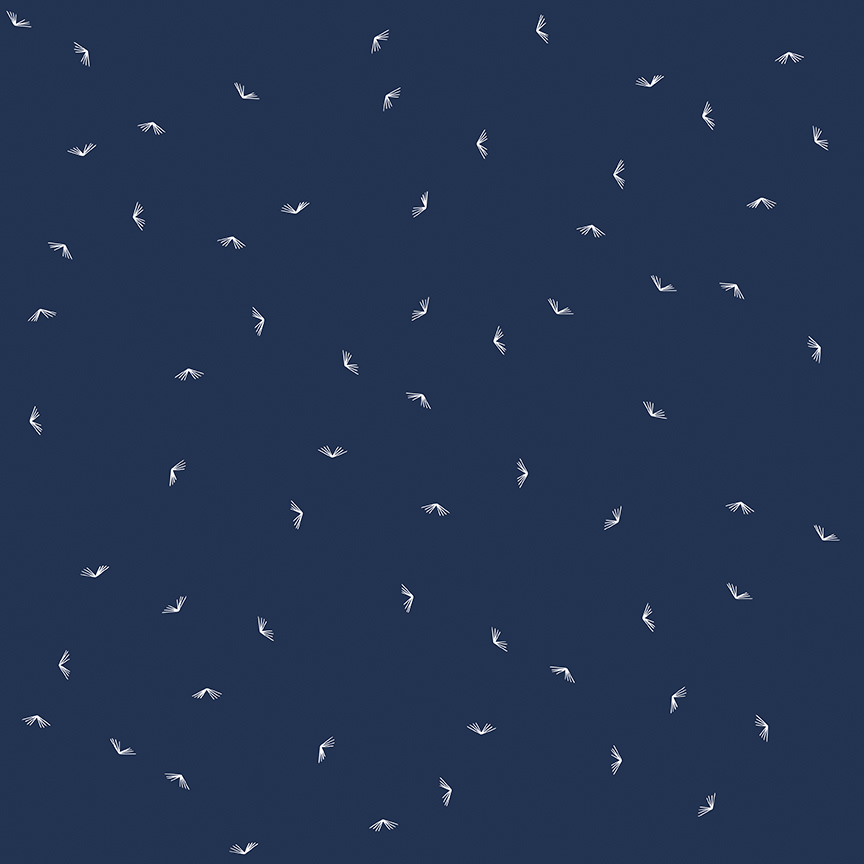 Between the Pages Open Book Navy