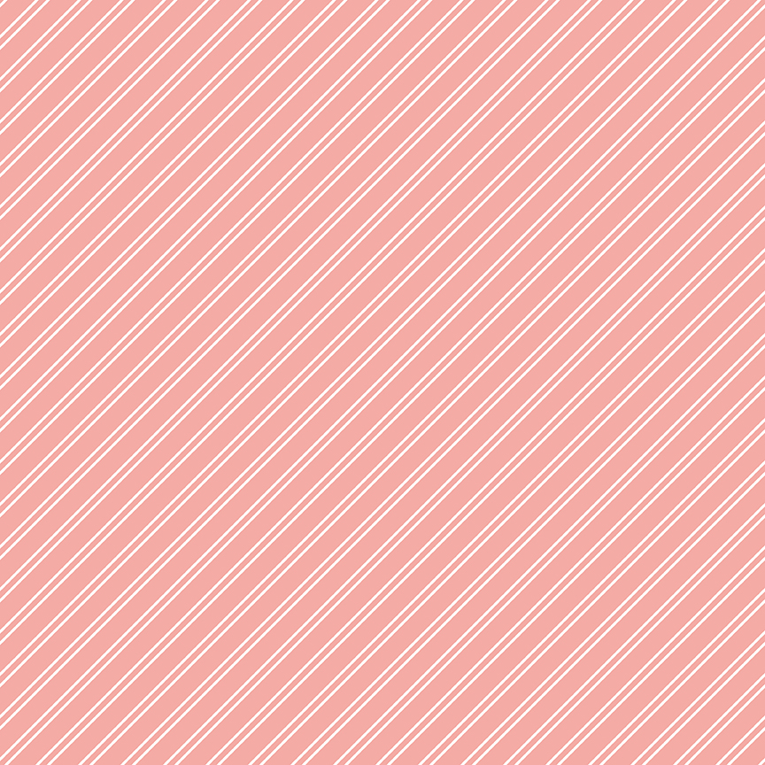 Between the Pages Stripes Coral