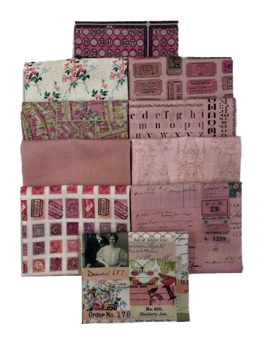 Tim Holtz Pink Palette Fat Quarter Bundle