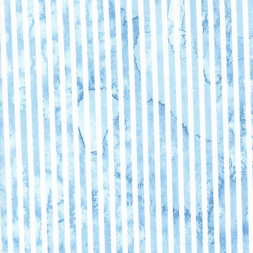 Sunshine and Blue Skies Line Dance Stripes Sky Blue from Moda