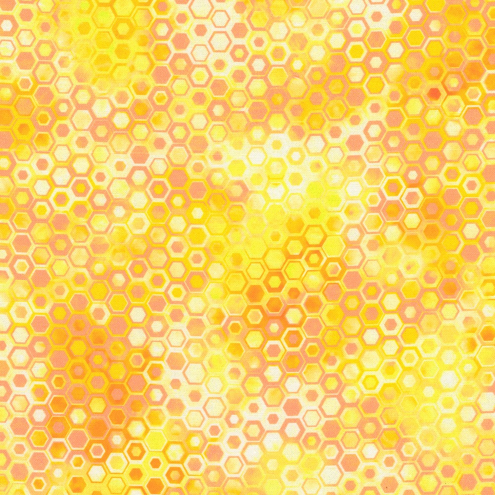 Phantasma Hexagons Sunshine from Robert Kaufman