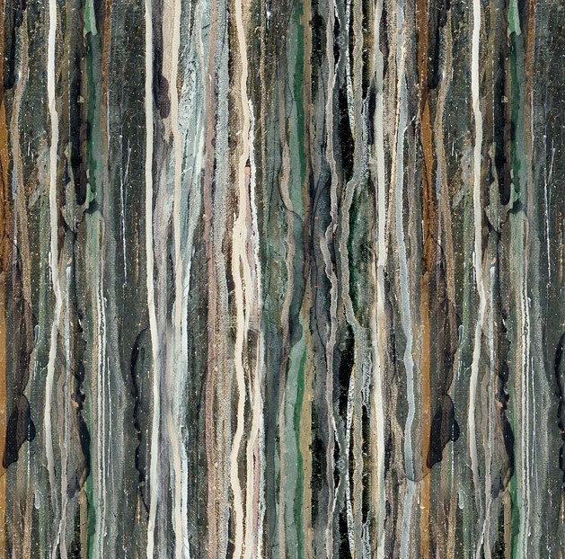 Lone Wolf Stripe Brown by Deborah Edwards and Melanie Samra for Northcott Fabrics