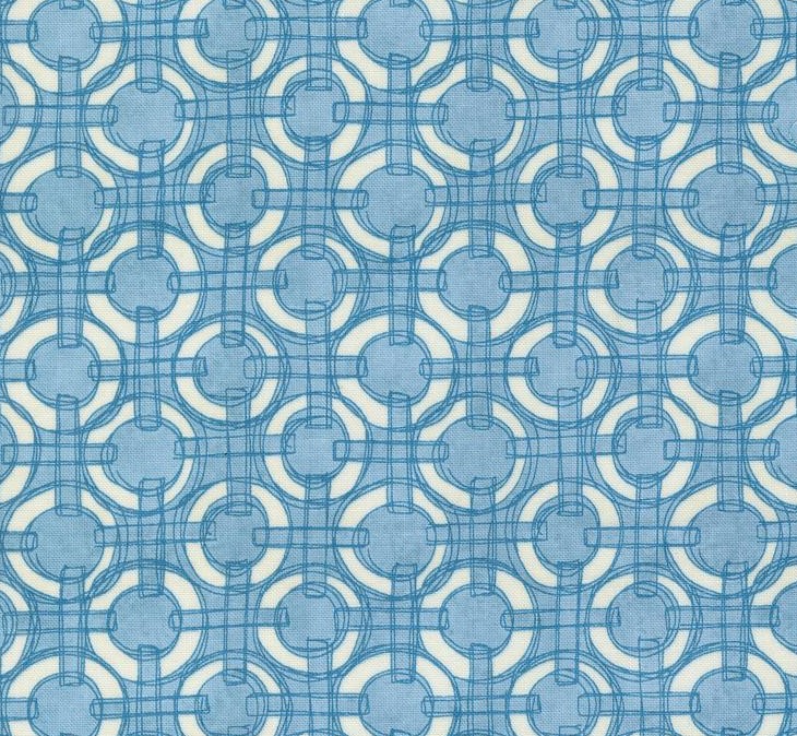 Serena Shores Linked Rings Breeze by Robin Pickens for Moda Fabrics
