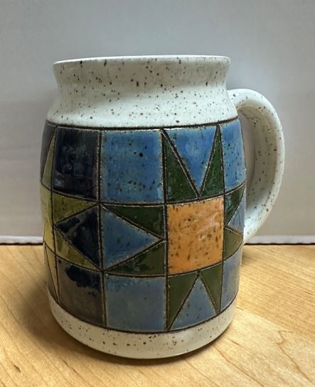 Star Pottery Mug Glazed