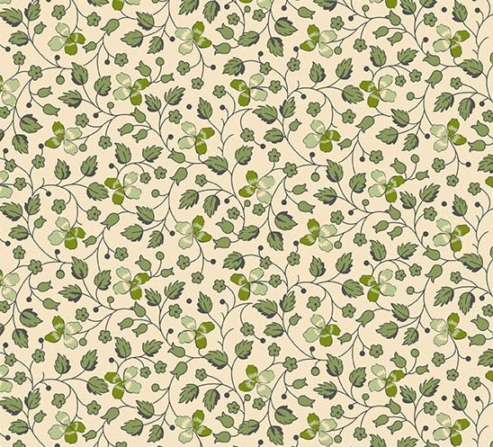 Little Clover Creeping Clover White from Andover Fabrics