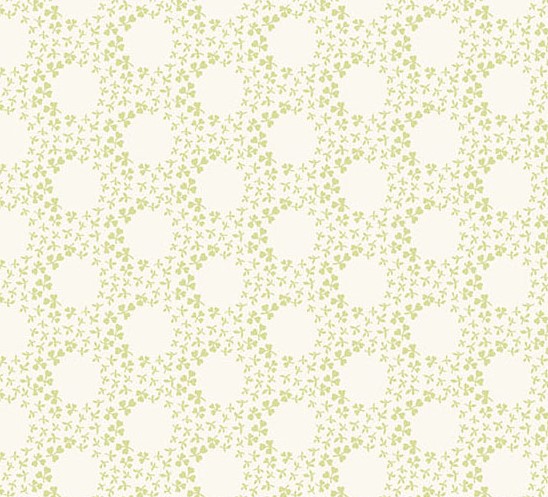 Little Clover Clover Rings White from Andover Fabrics
