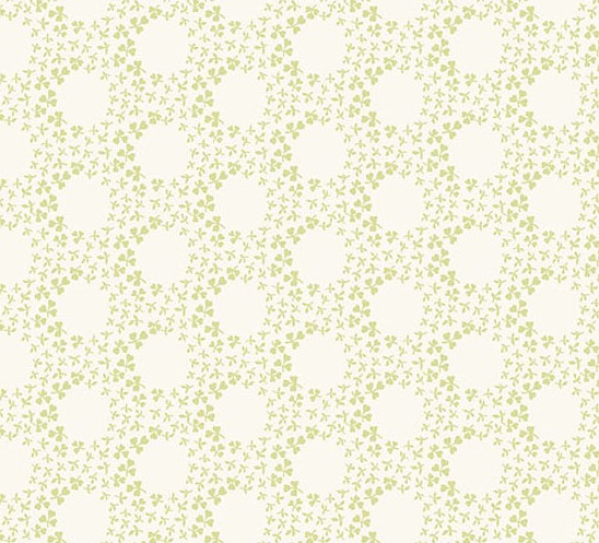 Little Clover Clover Rings White from Andover Fabrics