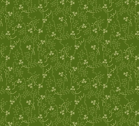 Little Clover Clover Fizz Green from Andover Fabrics