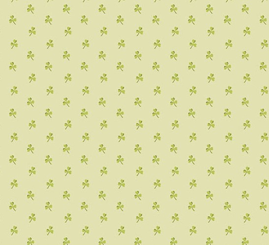 Little Clover Polka Clover Grellow from Andover Fabrics