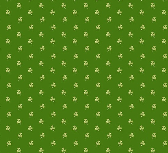 Little Clover Polka Clover Green from Andover Fabrics