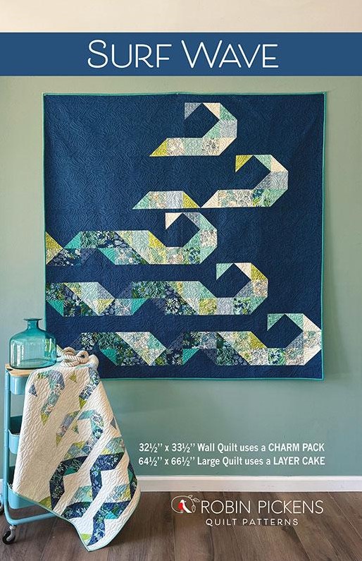 Surf Wave Quilt Pattern from Robin Pickens Quilt Patterns