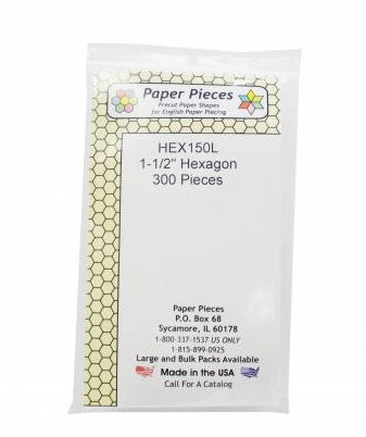 1.5 Inch Hexagons 300 Pack